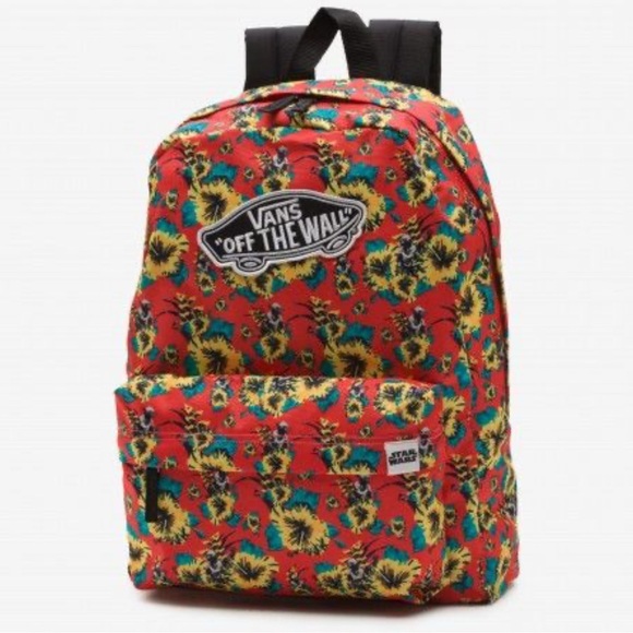 Vans Off The Wall Star Wars Aloha Yoda Backpack Limited Edition Bag - Picture 1 of 16